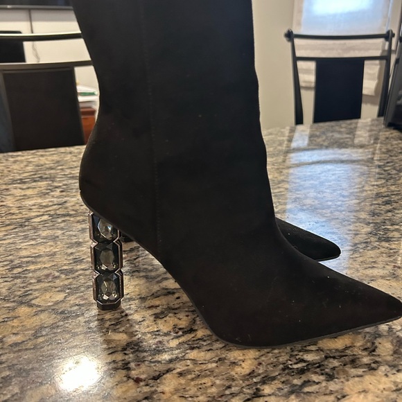 Fashion Nova Shoes - Elegant Black Heeled Boots